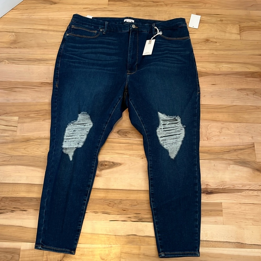 Good American Calik Denim Women’s Plus Size Jeans Size 28-32 - NWT